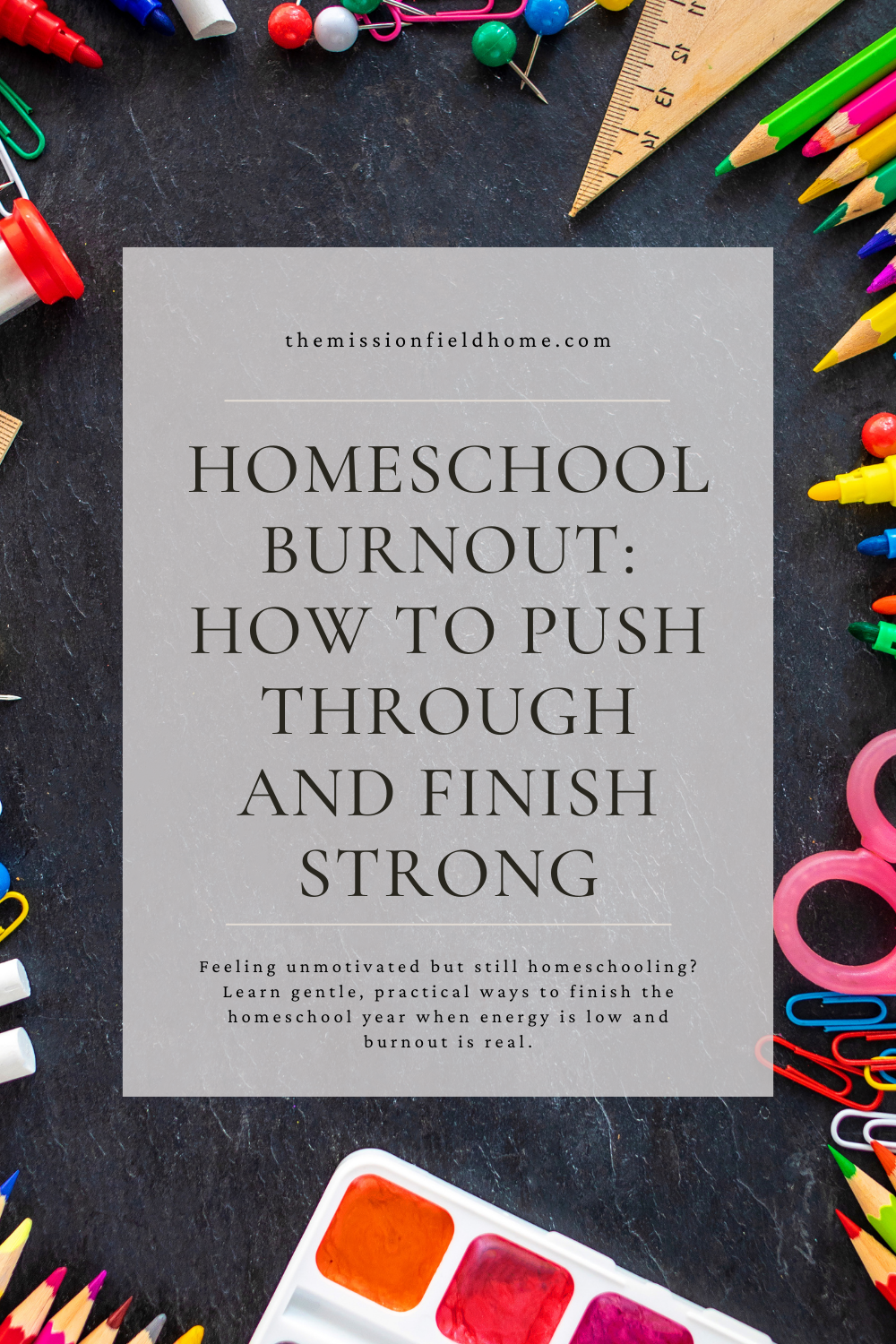 Homeschool burnout 